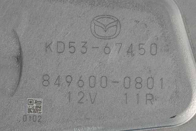 Viskermotor bakrute til Mazda CX-5 2012-2017 (Type I)  (DENSO|849600-0801|KD53-67450|)