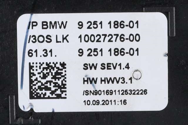 Girstang/girvelger automat til BMW 5-Serie 2010-2017 (F10/F11) (F10/F11) (BMW|9 251 186|)