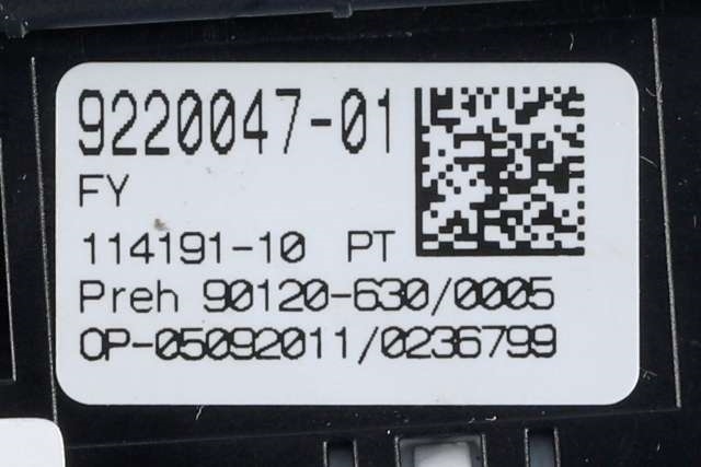 Bryter diverse til BMW 5-Serie 2010-2017 (F10/F11) (F10/F11) (BMW|9 220 047|)
