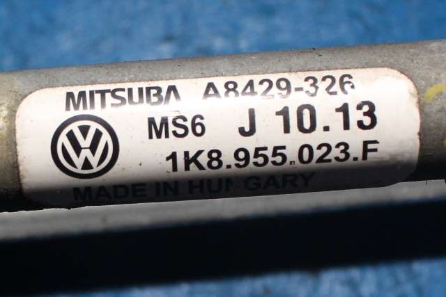 Viskermotor frontrute komplett m/overføring til VW Scirocco 2008-2013 (VAG|1K8 955 023 F|)