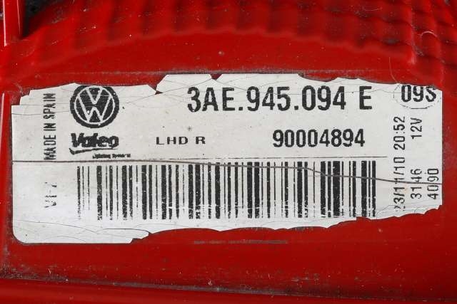 Baklykt høyre indre til VW Passat 2011-2015 (B7) (B7) (VAG|3AE 945 094 E|)