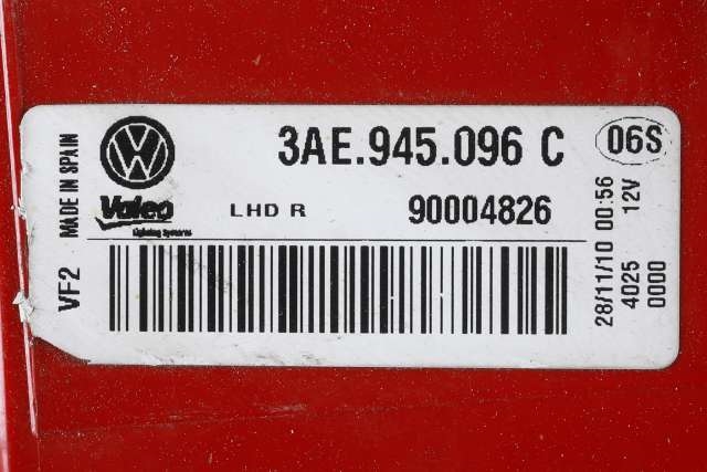 Baklykt høyre ytre til VW Passat 2011-2015 (B7) (B7) (VAG|3AE 945 096 C|)