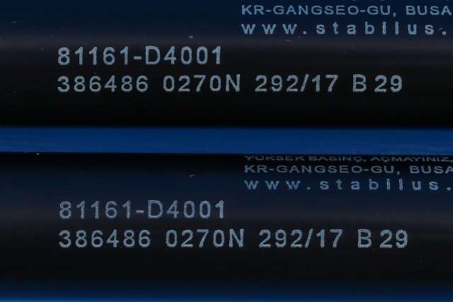 Panserdemper til Kia Optima 2017-2020  (KIA|81161-D4001|)