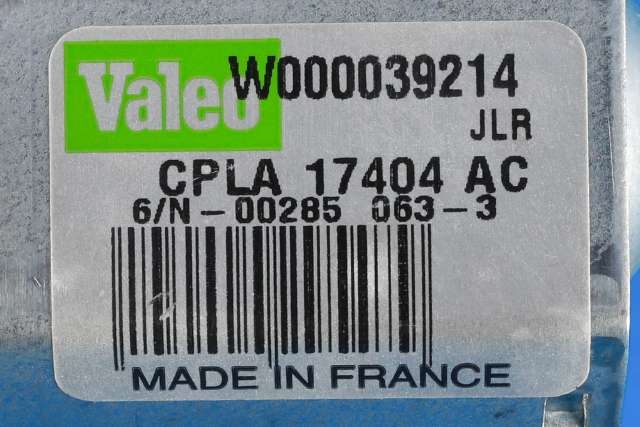 Viskermotor bakrute til Land Rover Range Rover 2013-->> (Type IV)  (VALEO|W000039214|CPLA-17404-AC|)