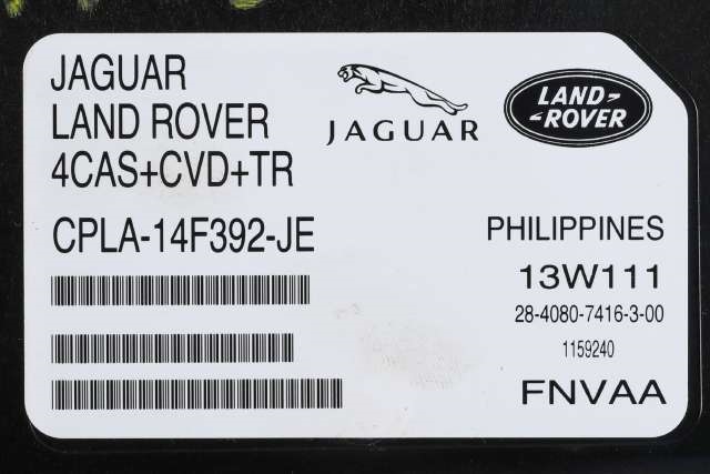 Styreenhet nivå/luftfjæring til Land Rover Range Rover 2013-->> (Type IV)  (LAND ROVER|CPLA-14F392-JE|)