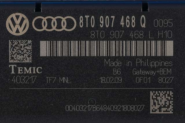 Styreenhet diverse til Audi A5 2007-2016 (Type I) (VAG|8T0 907 468 Q|)