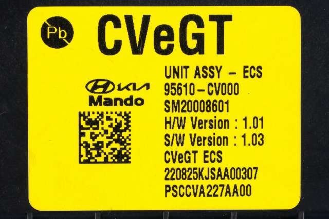 Styreenhet nivå/luftfjæring til Kia EV6 2021-->>  (KIA|95610-CV000|)