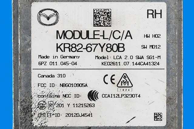 Sensor blindsone til Mazda CX-5 2012-2017 (Type I)  (MAZDA|KR82-67-Y80B|)