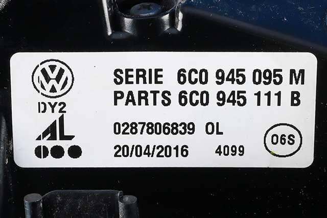 Baklykt venstre til VW Polo 2014-2017 (Type V, Fase 2) (VAG|6C0 945 095 M|)