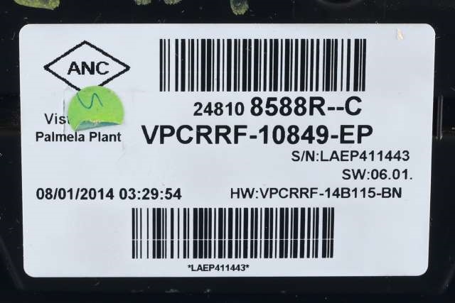 Instrumentpanel til Renault Clio 2012-2016 (Type IV, Fase 1) (VISTEON|CRRF-10849-EP|2481 08588R-C|)