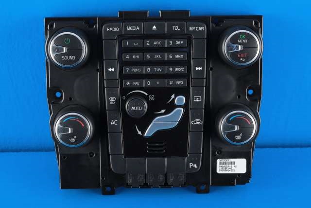 Bilstereo betjeningspanel til Volvo V70, 2007-2013 (Type III, Fase 1) (VOLVO|30795271)