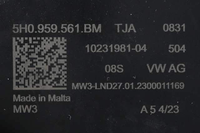Taklyspanel til VW Caddy 2020-->> (Type IV) (VAG|5H0 959 561 BM|)