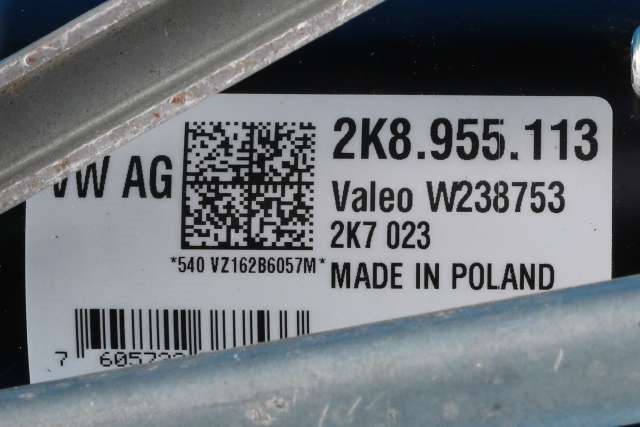 Viskermotor frontrute komplett m/overføring til VW Caddy 2020-->> (Type IV) (VAG|2K8 955 023 A|2K8 955 113|)