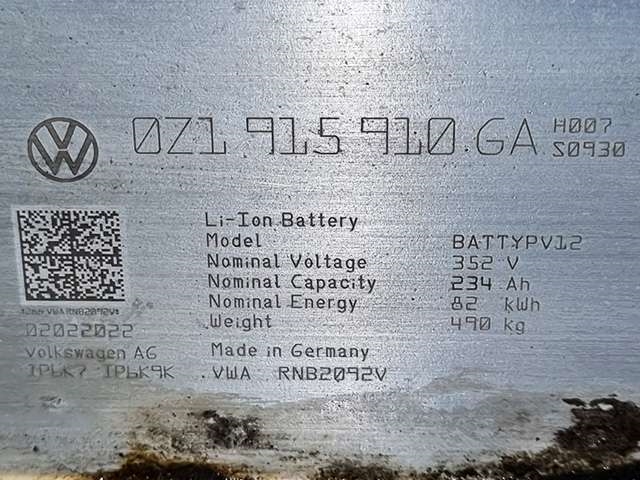 Batteripakke elbil til VW ID.4 2020-->>  (VAG|0Z1 915 910 GA|)