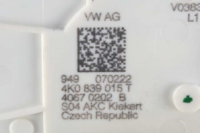 Låsekasse venstre bak til VW ID.4 2020-->>  (VAG|4K0 839 015 T|)