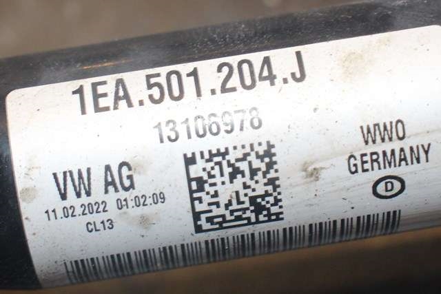 Drivaksel høyre bak, elbil til VW ID.4 2020-->>  (VAG|1EA 501 204 J|)