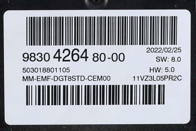 Bilstereo navigasjon skjerm til Toyota Proace City 2020-->>  (PSA|98 304264 80|)