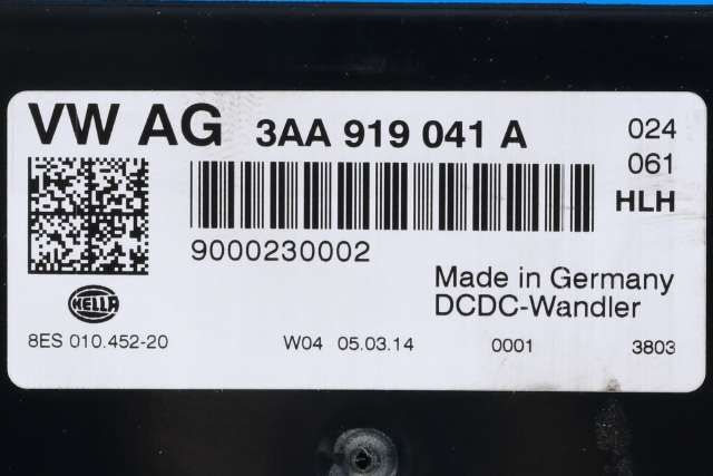 Styreenhet diverse til VW Tiguan 2011-2016 (Type I, Fase 2)  (VAG|3AA 919 041 A|)