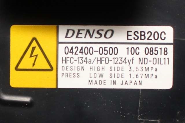 Aircondition kompressor hybrid til Toyota C-HR 2016-->>  (DENSO|042400-0500|)