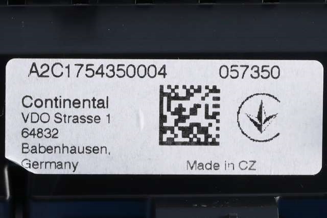 Instrumentpanel til Škoda Octavia 2017-2020 (Type III, Fase 2)  (VAG|5E0 920 790 A|)