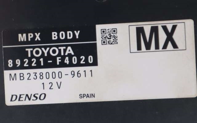 Styreenhet diverse til Toyota C-HR 2016-->>  (TOYOTA|89221-F4020|)