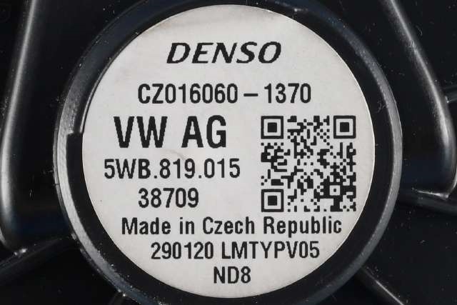 Varmeapparat motor til Škoda Octavia 2017-2020 (Type III, Fase 2)  (VAG|5WB 819 015|5Q0 907 521 F|)