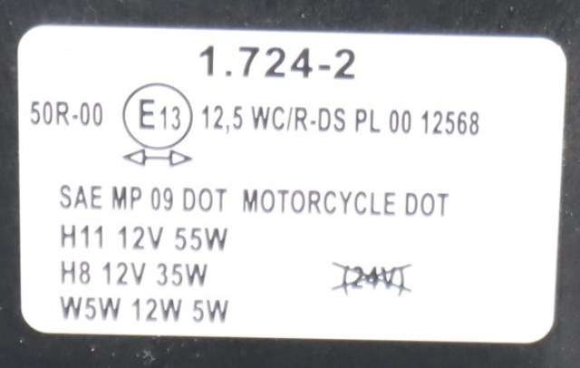 MC, Frontlykt til MC Aprilia RS4 125 2011-2016  