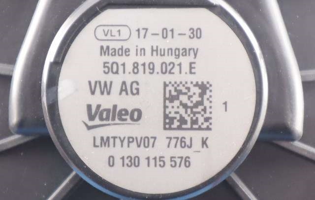 Varmeapparat motor til VW Golf VII 2017-2020 (Fase 2) (VAG|5Q1 819 021 E|5Q0 907 521 C|)