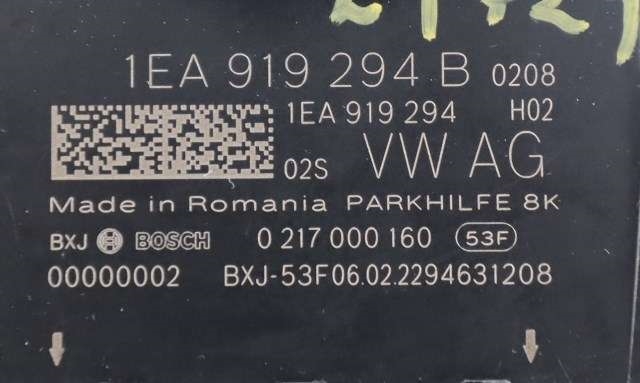 Styreenhet parkering til VW ID.4 2020-->>  (VAG|1EA 919 294 B|)