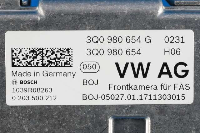 Kamera til VW Golf VII 2017-2020 (Fase 2) (VAG|3Q0 980 654 G|)