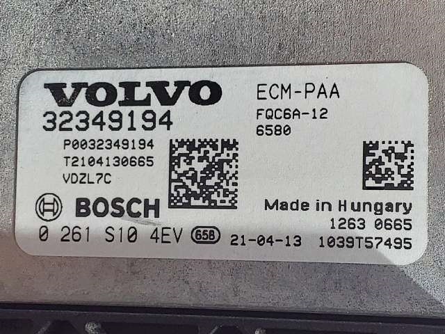 Styreenhet motor til Volvo XC40 2018-2024 (BOSCH|0 261 S10 4EV|32349194.|)