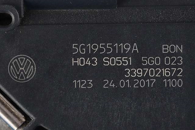 Viskermotor frontrute komplett m/overføring til VW Golf VII 2017-2020 (Fase 2)  (VAG|5G1 955 023 C|5G1 955 119 A|)
