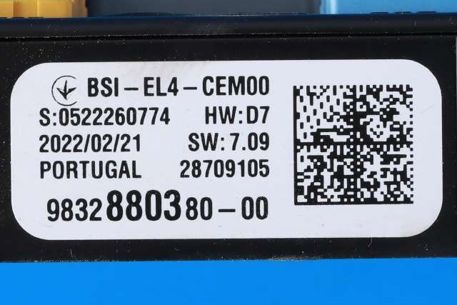 Styreenhet diverse til Toyota Proace City 2020-->> (PSA|98 328803 80-00|)