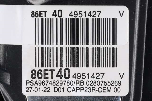 Pedal gass til Toyota Proace City 2020-->> (PSA|96 748297 80|)