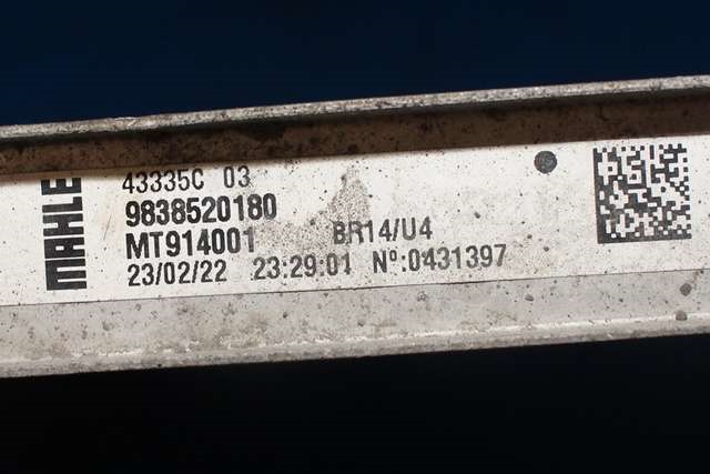 Radiator (automat gir) til Toyota Proace City 2020-->>  (PSA|98 385201 80|)