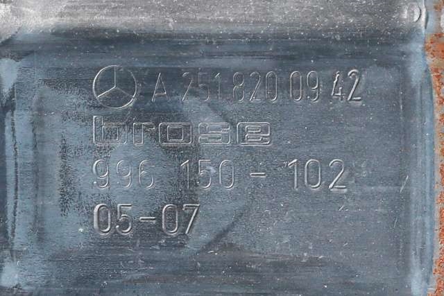 Ruteheis venstre bak til Mercedes ML 2005-2011 (W164) (W164) (MERCEDES|A 251 820 09 42|)