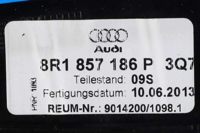 Bryter nødblink til Audi Q5 2012-2017 (Type I, Fase 2) (VAG|8R1 857 186 P|)