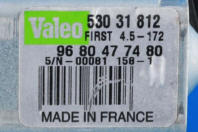 Viskermotor bakrute til Peugeot 308 2011-2013 (Type I, Fase 2)  (VALEO|530 31 812|96 804774 80|)