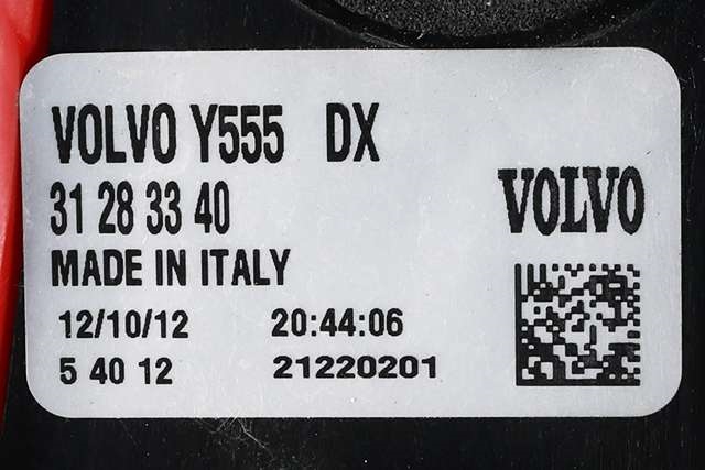Baklykt høyre til Volvo V40 2012-2019  (VOLVO|31283340|)