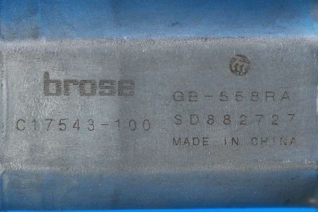 Ruteheis, kun motor, høyre bak til Volvo V40 2012-2019  (BROSE|C17543-100|)