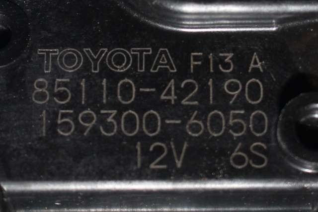 Viskermotor frontrute komplett m/overføring til Toyota RAV4 2013-2015 (Type IV, Fase 1)  (DENSO|159300-6050|85110-42190|)