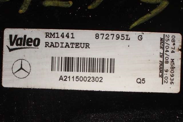Radiator (automat gir) til Mercedes E-Klasse 2006-2009 (Fase 2) (W211) (W211) (MERCEDES|A 211 500 23 02|)