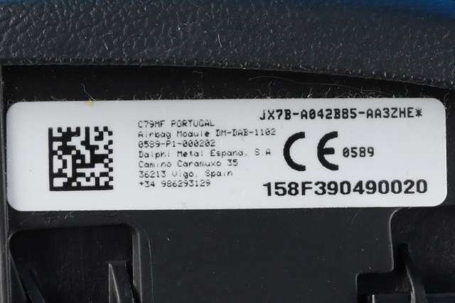 Airbag ratt til Ford Focus 2018-->> (Type IV) (FORD|JX7J-3600ACB-3G|JX7B-A042B85-AA|)