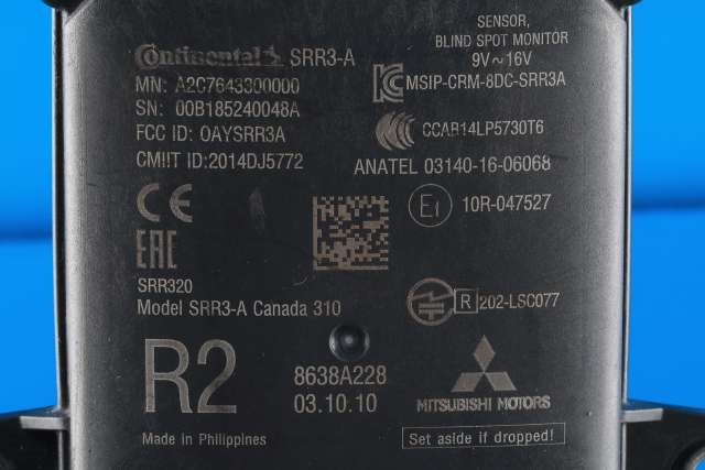 Sensor blindsone til Mitsubishi Outlander 2015-->> (Type III, Fase 2)  (MITSUBISHI|8638A228|)