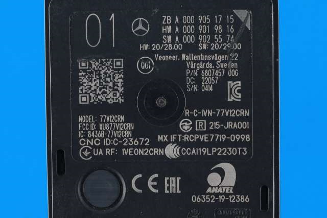 Sensor blindsone til Mercedes EQS 2021-->> (V297) (V297) (MERCEDES|A 000 905 17 15|)