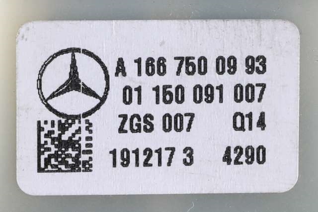Parkeringskamera bak til Mercedes C-Klasse 2014-2018 (Fase 1) (W205) (W205) (MERCEDES|A 166 750 09 93|)