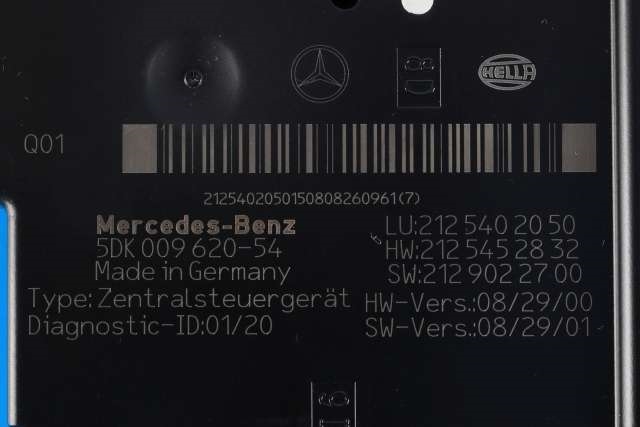 Styreenhet (SAM - Signal Acquisition Module) til Mercedes E-Klasse 2009-2013 (Fase 1) (W212) (W212) (HELLA|5DK 009 620-54|212 540 20 50|)