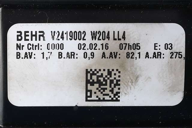 Varmeapparat motor til Mercedes E-Klasse 2009-2013 (Fase 1) (W212) (W212) 