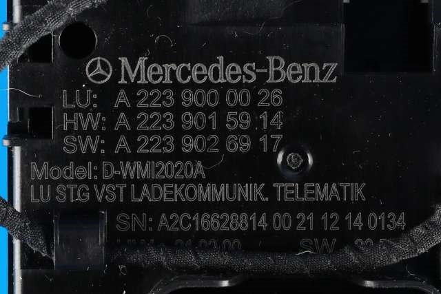 Dashbord trådløs mobillader til Mercedes EQS 2021-->> (V297) (V297) (MERCEDES|A 223 900 00 26|)
