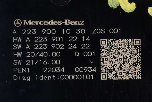 Bryter ruteheis førerdørspanel til Mercedes EQS 2021-->> (V297) (V297) (MERCEDES|A 223 900 10 30|A 297 720 17 01|)